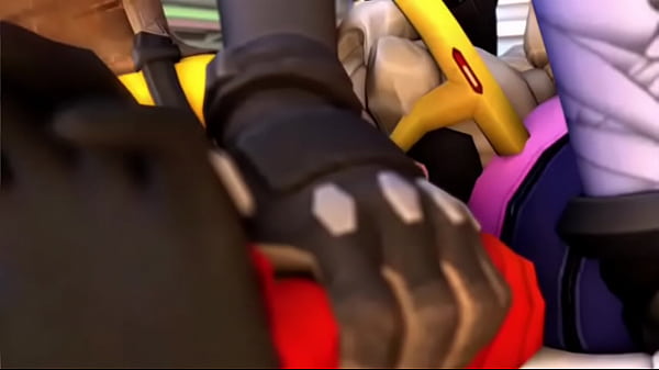 Overwatch Tracer   Widowmaker X Mercy Co-op Facesitting  