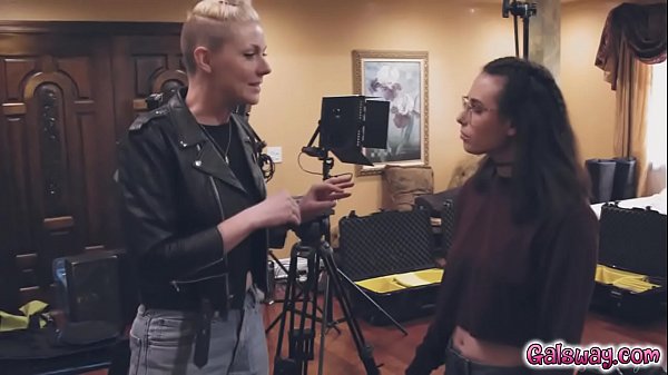 Mackenzie and Kira are eager to please the director as they dive into her pussy