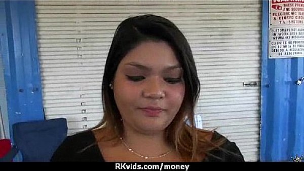 Amateur hottie takes cash for public sex 20