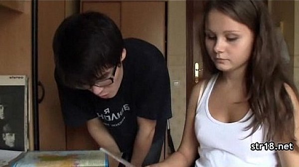 A teen getting fuck in the pussy