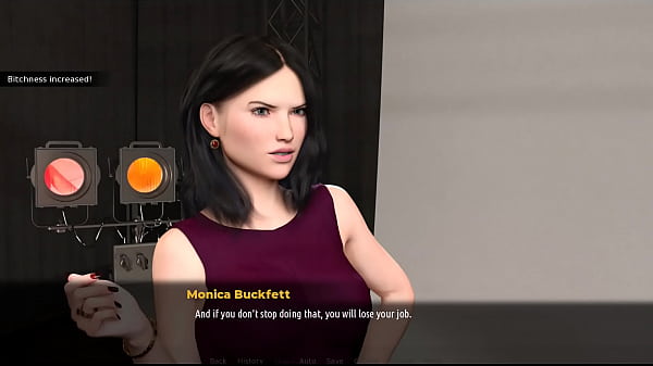 3 - Fashion Business - Boss gives orders to the job seeker posing in underwear