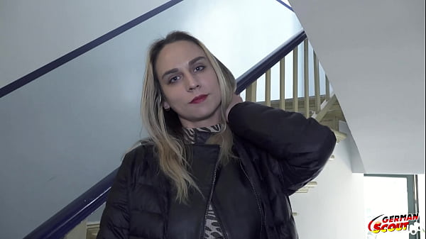 GERMAN SCOUT - Hard Anal Casting Sex for Russian Girl Aura Sin with Round Ass by Big Dick Agent