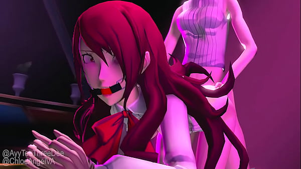 Persona gals get futa shadow cocks