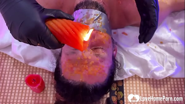 I humiliated him with wax play  