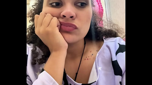 Gassy Milk-Intolerant Girl on the Toilet and Farting