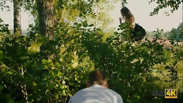 OLD4K. Teen babe loves old and young experience in the forest 