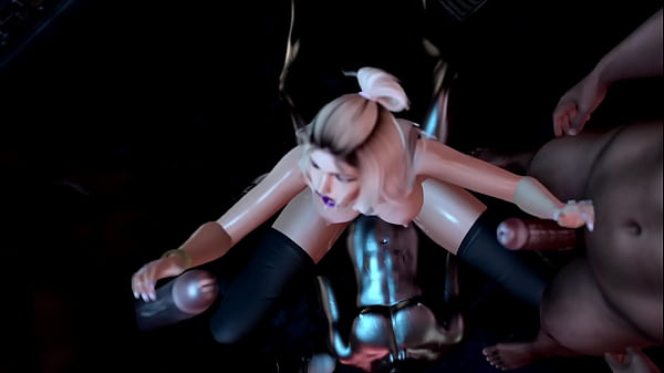 Holly Would gangbangs 3 guys  