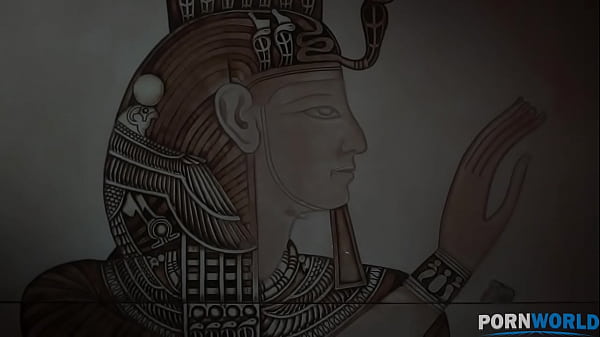 Foxy Pharoah Cherry Kiss Ties Up Her Slave & Makes Him Pleasure Her Pussy GP1777