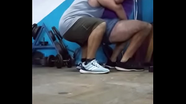 Hot man helps his friend  