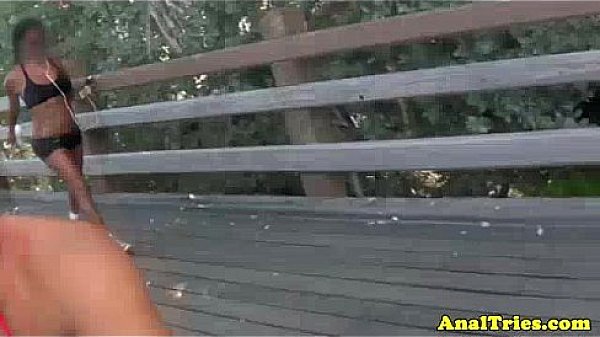 Anal loving gf has both holes teased