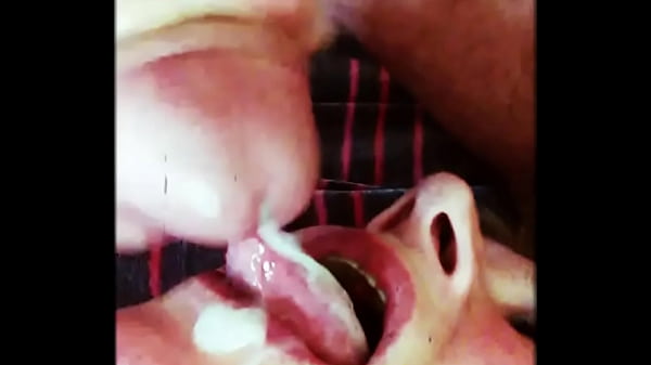After being well fucked, Milf swallows all his cum.