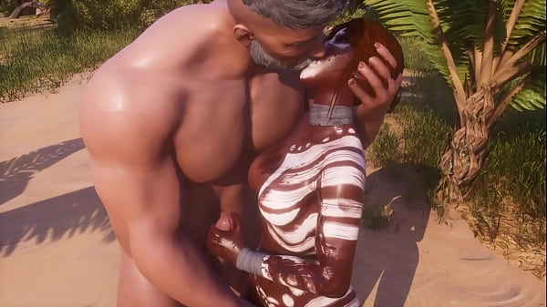 Black tribal babe fucked by enormous cock |3D Porn| TheDarkVoidStaff