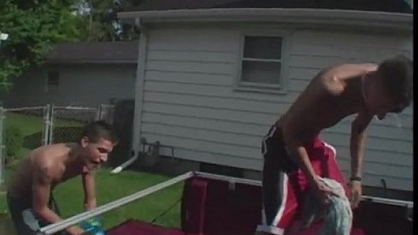 Amazing gay scene Jace and Troy kiss, eat and deep-throat every