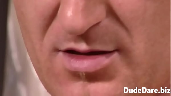 Bald dude showcases cock sucking skills 