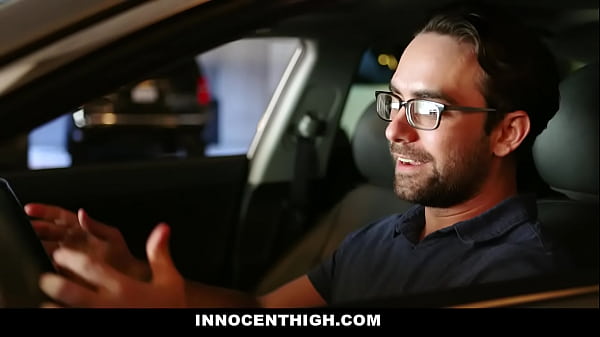 Nerdy guy licks Athenas tight teen cooch and laps up her sweet pussy juice