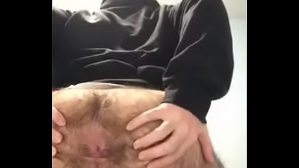 shakes hairy buttocks and streaks cheeks