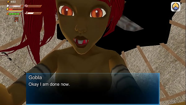 3D Game Femdom University Goblin porn