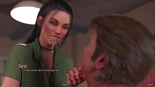 Cuckold Husband Watching His Wife Sucking My Big Dick - 3D Hentai Animated Porn - Life in Santa County