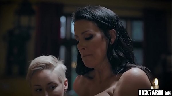 Sexy teen used by a nasty older women