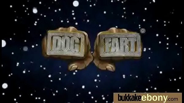 Ebony Gang bang and CUM FEEDING 9