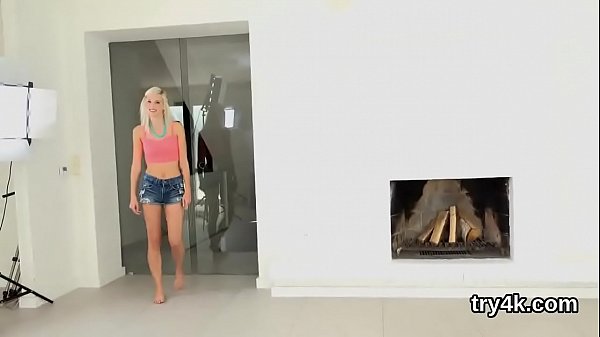 Pretty teen blows penis in pov and gets wet snatch poked