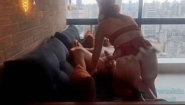 Santa's helper having sex on Christmas morning