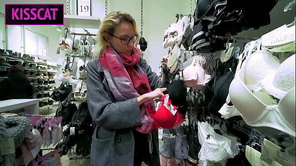 Anal Fuck in Fitting Room with CUM on Juicy Ass and Panties