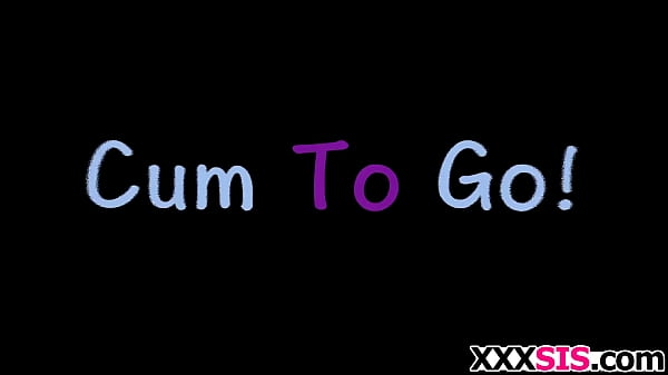 Hot blonde stepsister gives stepbro blowjob