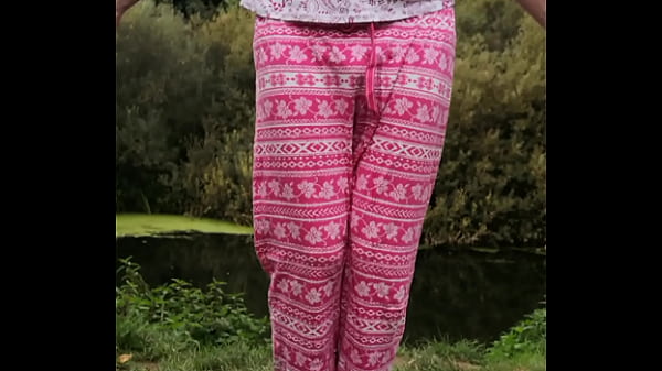 Wetting myself outdoors and loving being in my soaked clothes