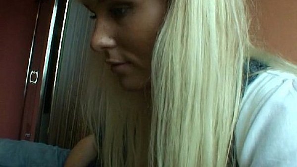 Naughty chick raises her long legs.