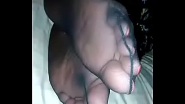 My boo orange nylon toes  