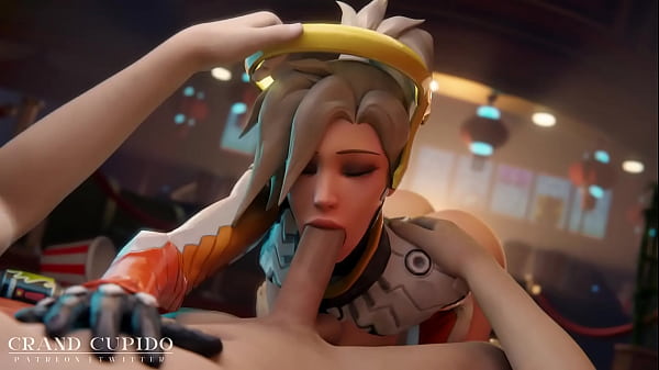 mercy sucking cock  
