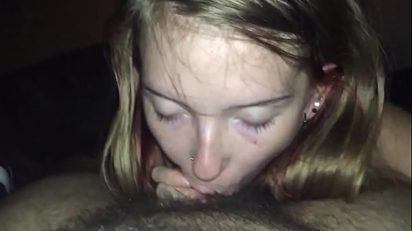 thot blonde oral creampie