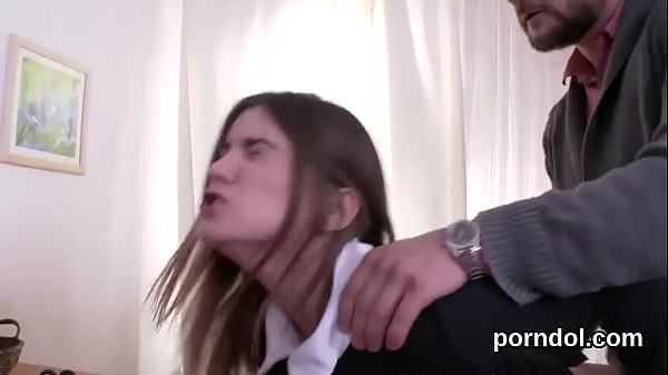 Older tutor finger fucks and rides naked ravishing chick