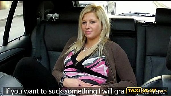 Slutty chick Candy Hot fucked in a taxi with the driver