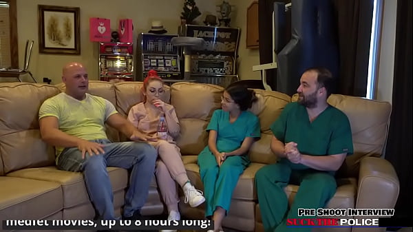 Dr Lenna Lux Gets In Trouble & Must Suck The Police Johnny Cartel Or Dr. Lux Could Lose Her Medical Practice Because Of Bad Behaviour!  