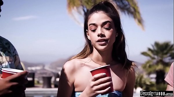 Nerdy girl Paige Owens gets her pussy masturbated by friends stepdad Tommy makes the petite babe deepthroat is hard cock and bangs her snatch