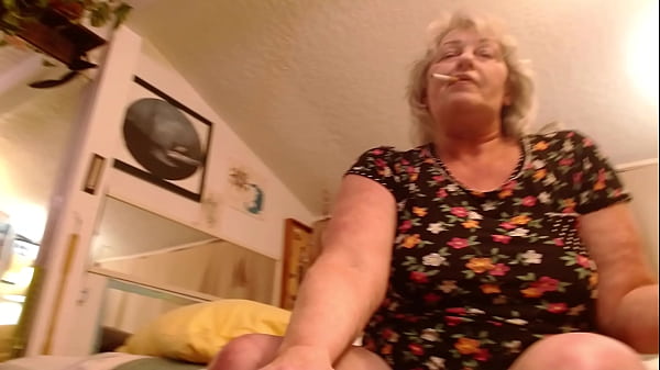 1234 Stunning Silver haired DawnSkye1962 offers a foot fetish/ Ignore while I smoke fantasy