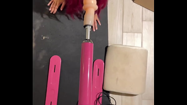 My Sex Machine fucks Deep Throat with Huge Dildo Teen Cat Girl, Sucking sex toy Hardcore Fetish Blowjob