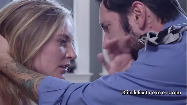 Sexy blonde wife Mona Wales has sex with her husband Tommy in rope bondage  