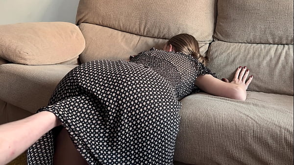 Sex with horny wife, cumshot in panties