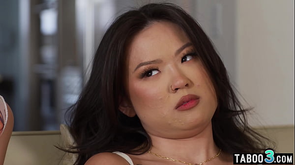 Skinny latin transsexual babe fucking a cute asian slut