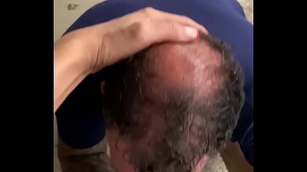 Pig do blowjob parking