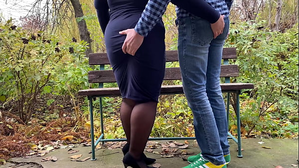 Hot mother in law in stockings bent over doggystyle and got my cum  