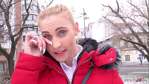 GERMAN SCOUT - GREEN EYES BLONDE TEEN TRICKED TO FUCK AT FAKE MODEL JOB FOR CASH 