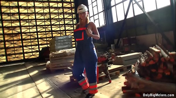 Shelby Moon Removes Overalls For Big Tits Fun