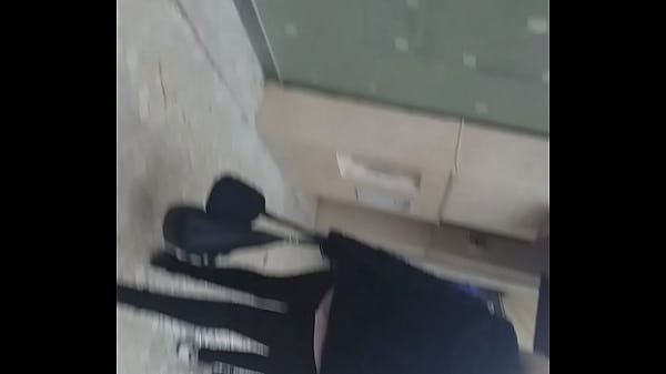 Big ass in black jeans video 1...really big ass  voyeur