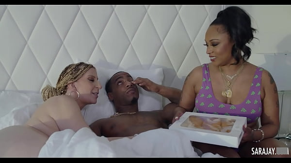 Big Titty Hotties Sa Jay And Porsha Carre Milk A Lucky Hard Dick!