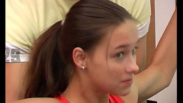 Teen facial in fitness room