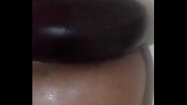opening my ass with huge eggplant 